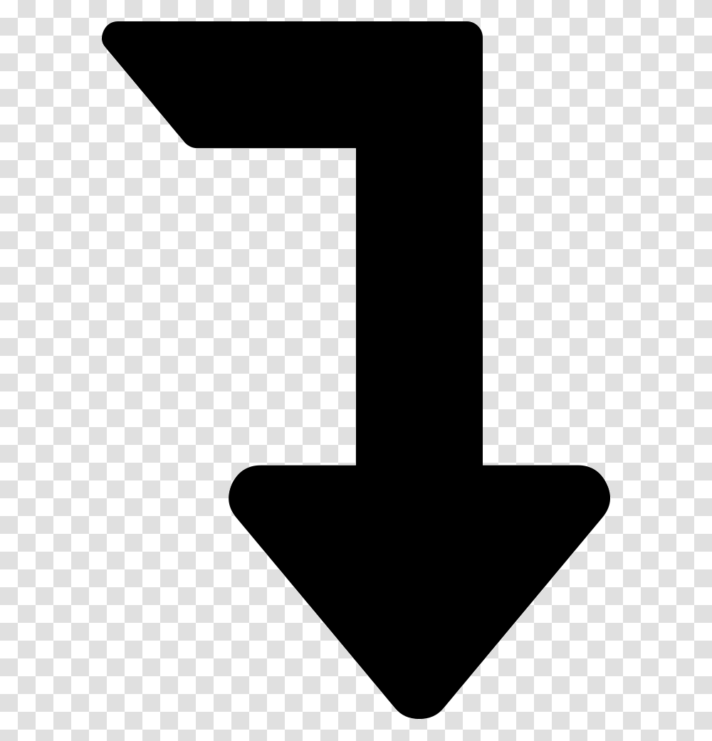 Arrow Angle Pointing Down Arrow Pointing Down Free, Number, Shovel Transparent Png