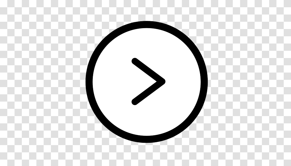 Arrow Arrows Circle Direction Forward Next Right Icon, Moon, Outer Space, Night, Astronomy Transparent Png