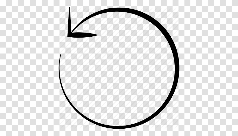 Arrow Back Before Circle Circular Rewind Icon, Rug, Oval, Drum Transparent Png