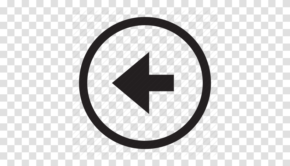 Arrow Back Button Control Left Rewind Icon, Sign, Recycling Symbol Transparent Png