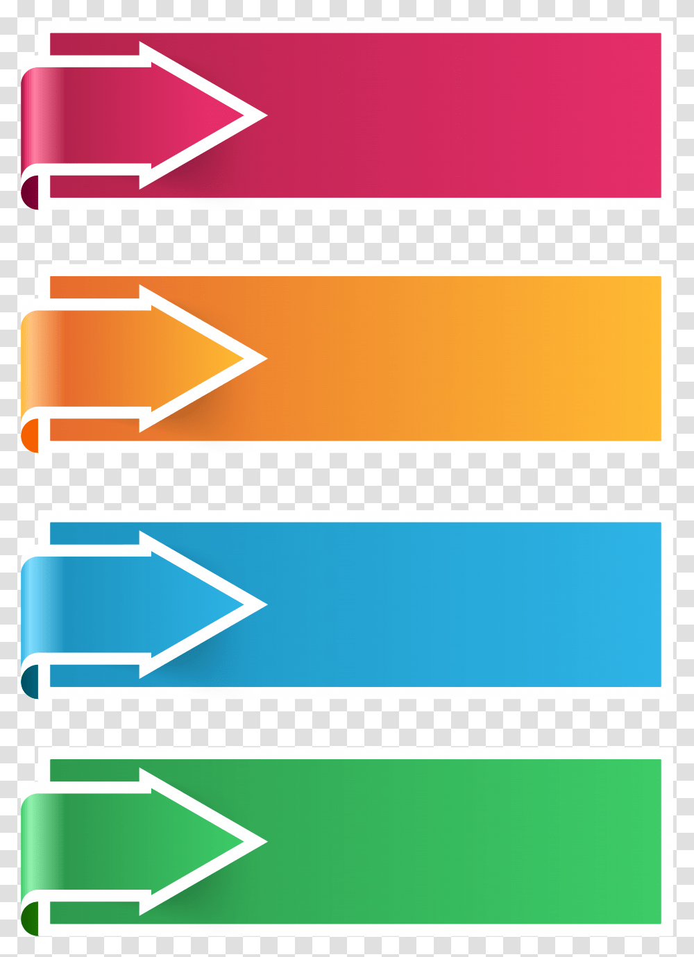 Arrow Banner Set, Label, Logo Transparent Png
