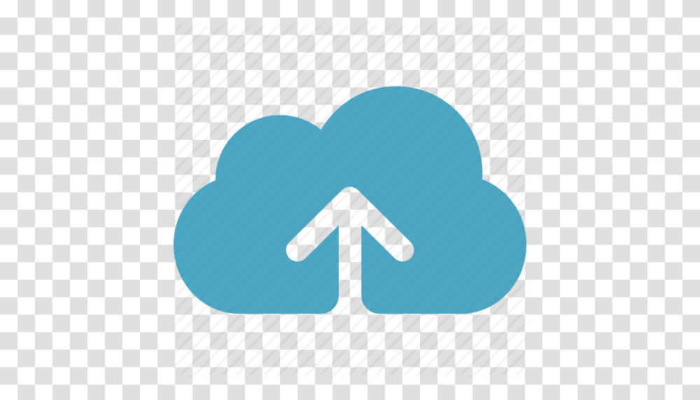Arrow Blue Cloud Cloudy Upload Icon, Rubber Eraser, Heart Transparent Png