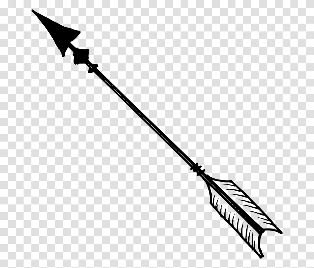 Arrow Bow Free Bow Arrow, Gray, World Of Warcraft Transparent Png