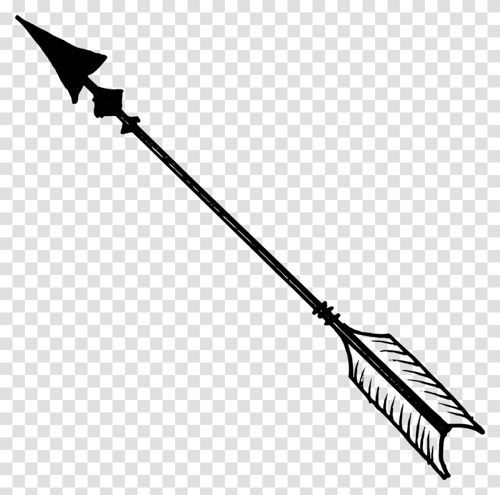 Arrow Bow Free Download, Spear, Weapon, Weaponry, Shovel Transparent Png