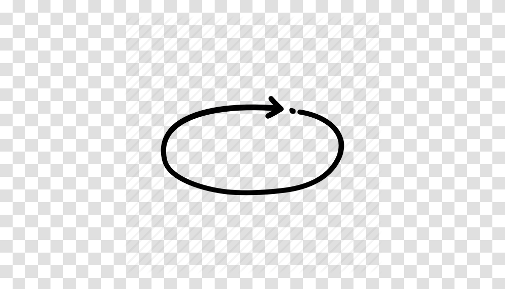 Arrow Circle Cycle Hand Drawn Circle Arrow Handrawn Circle, Label, Oval, Cooktop Transparent Png