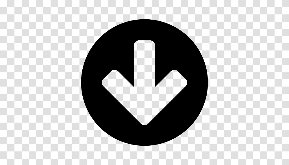 Arrow Circle Down Arrow Circle Arrows Icon With And Vector, Gray, World Of Warcraft Transparent Png