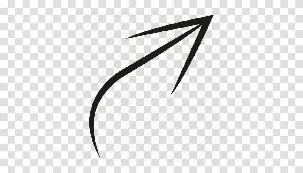 Arrow Curve Diretion Scribble Sketch Way Icon, Label, Tennis Racket Transparent Png