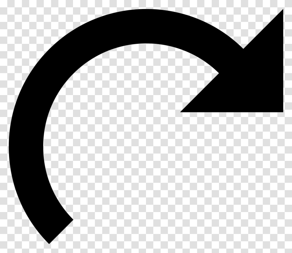 Arrow Curve Fleche Arrondie, Recycling Symbol, Lamp, Logo Transparent Png