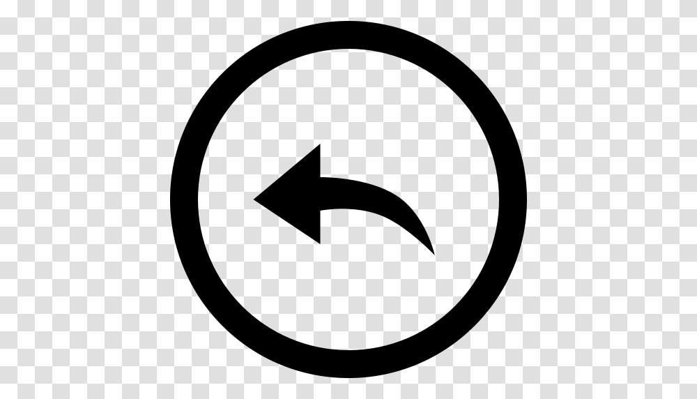 Arrow Curve Left Curve Arrow Curved Arrow Icon With, Gray, World Of Warcraft Transparent Png
