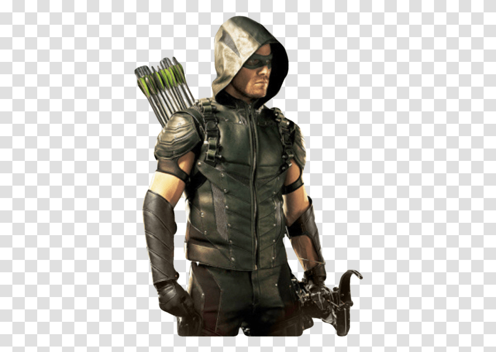 Arrow Cw Image Cw Green Arrow Suits, Person, Human, Helmet, Clothing Transparent Png