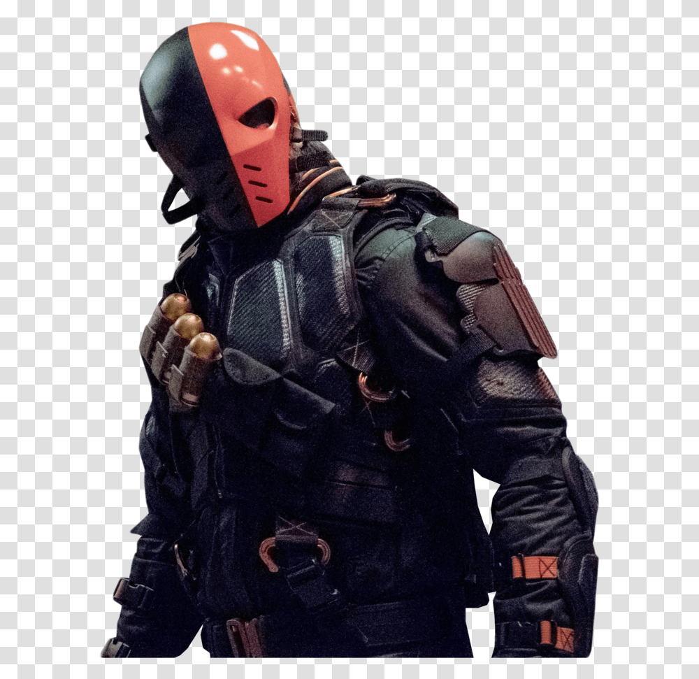 Arrow Deathstroke Image Arrow Season 6 Deathstroke, Helmet, Clothing, Apparel, Person Transparent Png