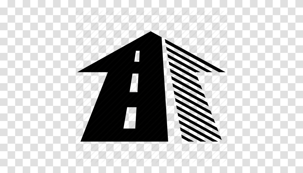 Arrow Direction Drive Lane Navigation Road Straight Icon, Building, Scoreboard, Architecture, Triangle Transparent Png