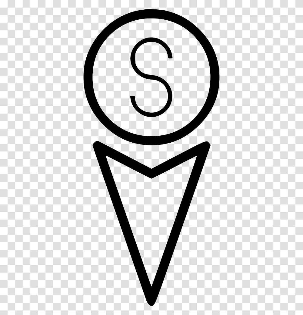 Arrow Direction Svg South Icon, Logo, Trademark, Stencil Transparent Png