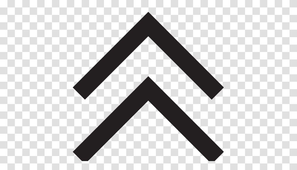 Arrow Double Up Icon, Triangle, Gray, Alphabet Transparent Png