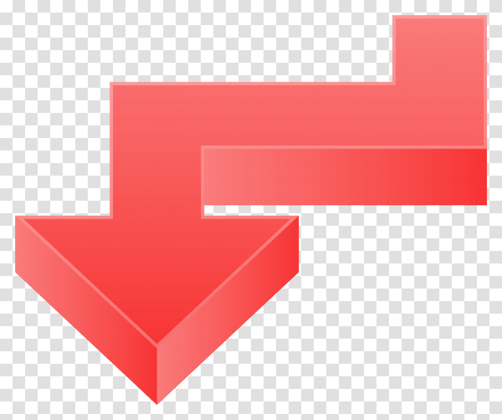 Arrow Down Download Arrow Down, Triangle, First Aid Transparent Png