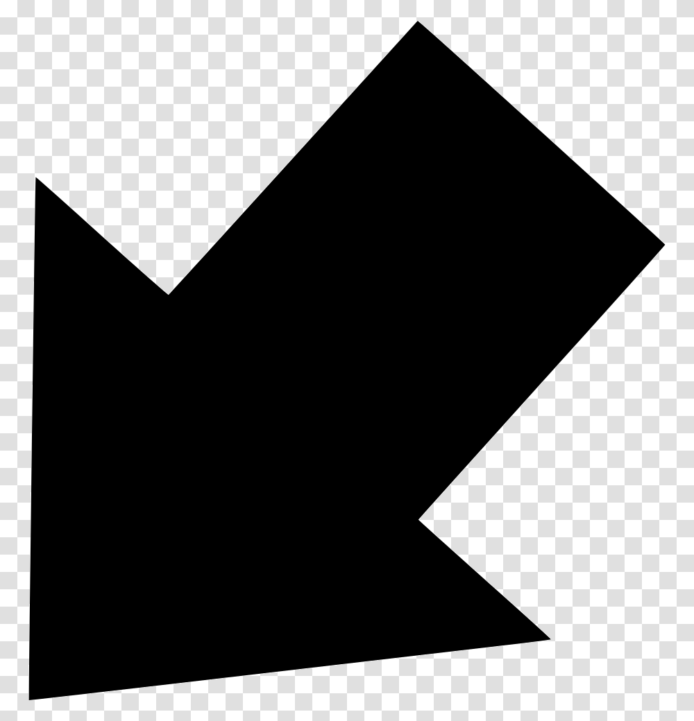 Arrow Down Expand File Save Download, Recycling Symbol, Triangle Transparent Png
