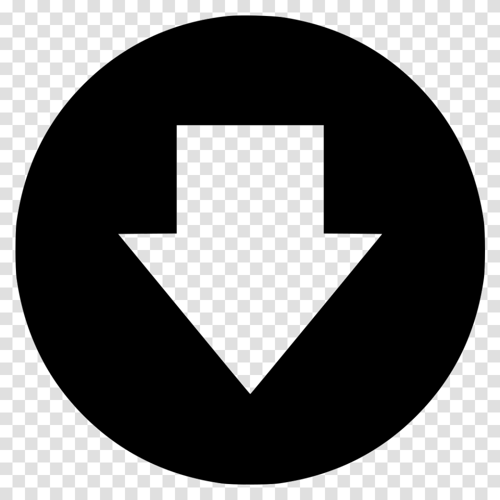 Arrow Down Graph Icono Flecha Izquierda, Sign, Recycling Symbol, Logo Transparent Png