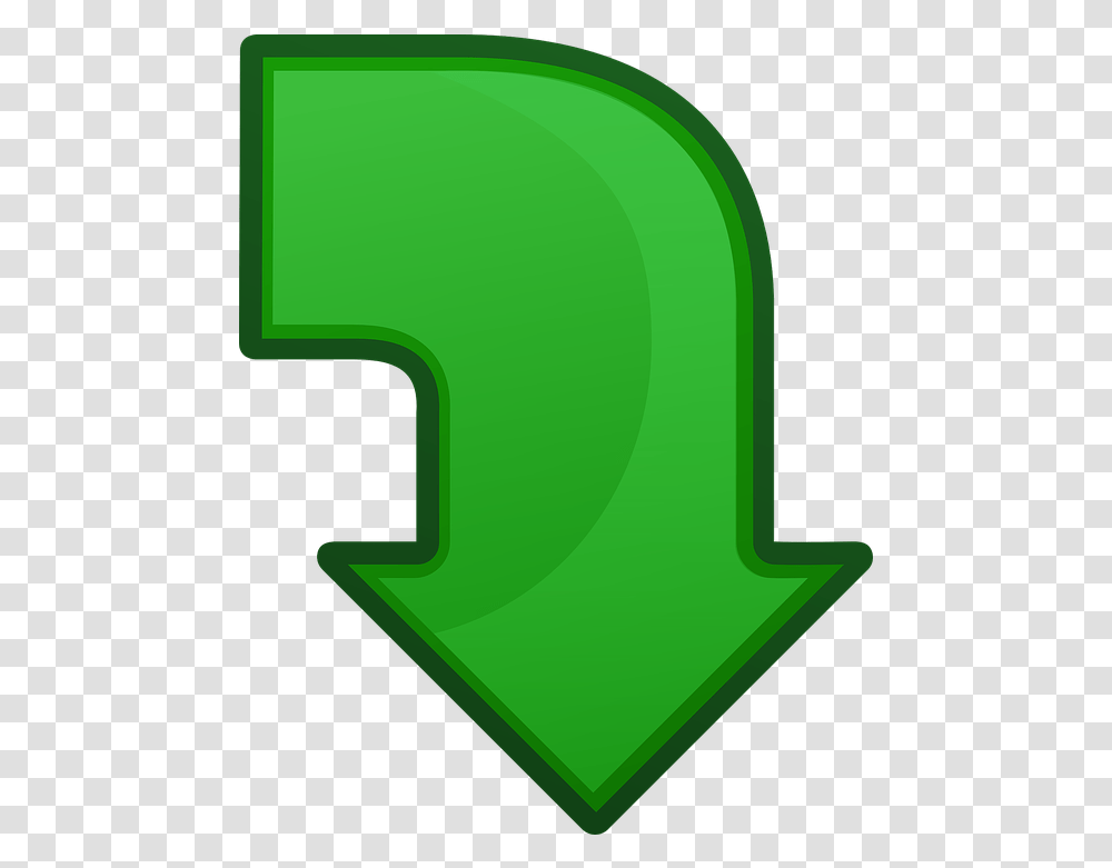 Arrow Down Pointing Free Vector Graphic On Pixabay Animated Next Arrow, Mailbox, Letterbox, Text, Green Transparent Png