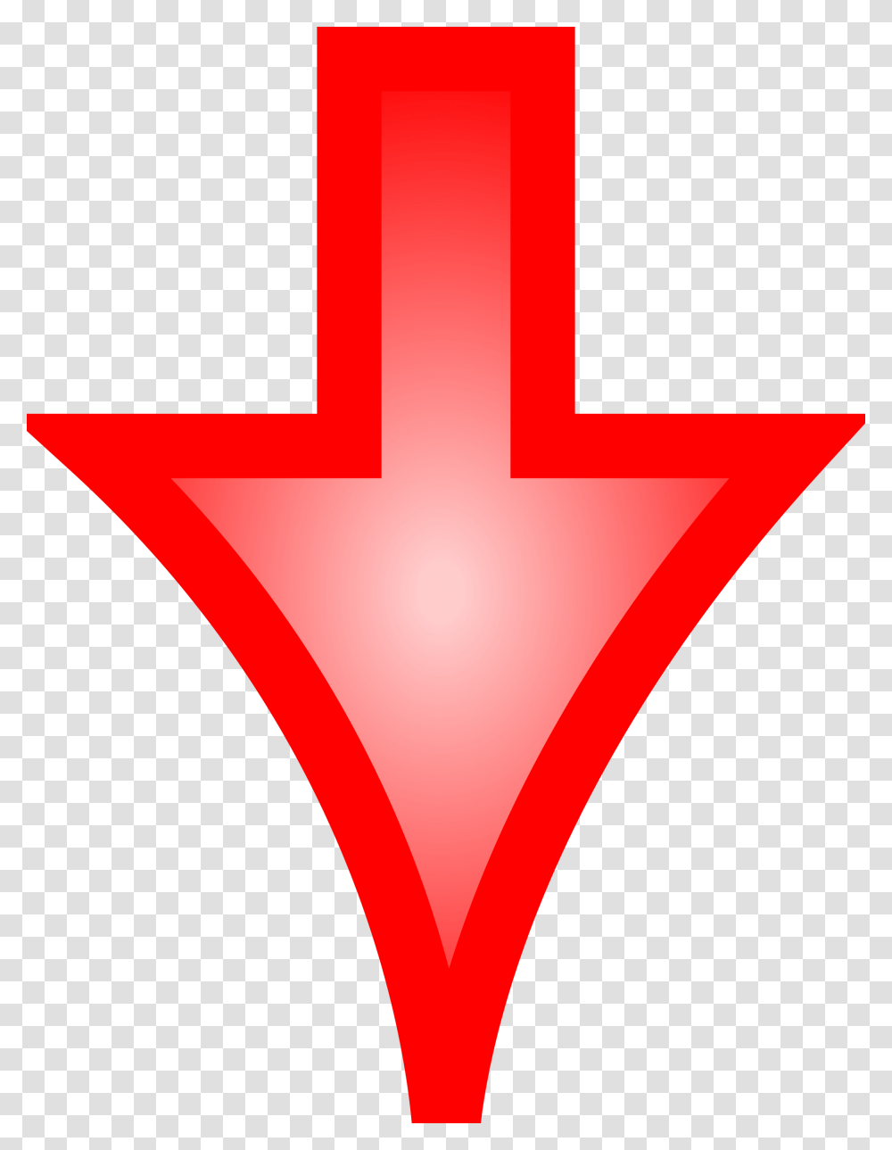 Arrow Down Red Red Arrow Down File, Triangle, Symbol, Heart, Star Symbol Transparent Png