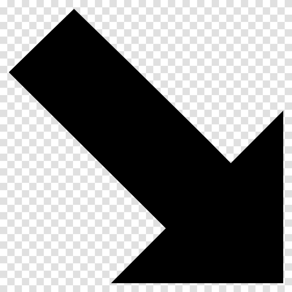 Arrow Down Right Arrow Down Right Icon, Logo, Trademark, Label Transparent Png