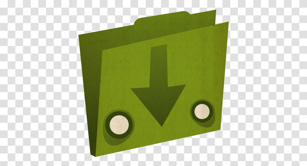 Arrow Download Folder Icon Download Free Icons Finder Icon, Green, Symbol, Rug, Recycling Symbol Transparent Png