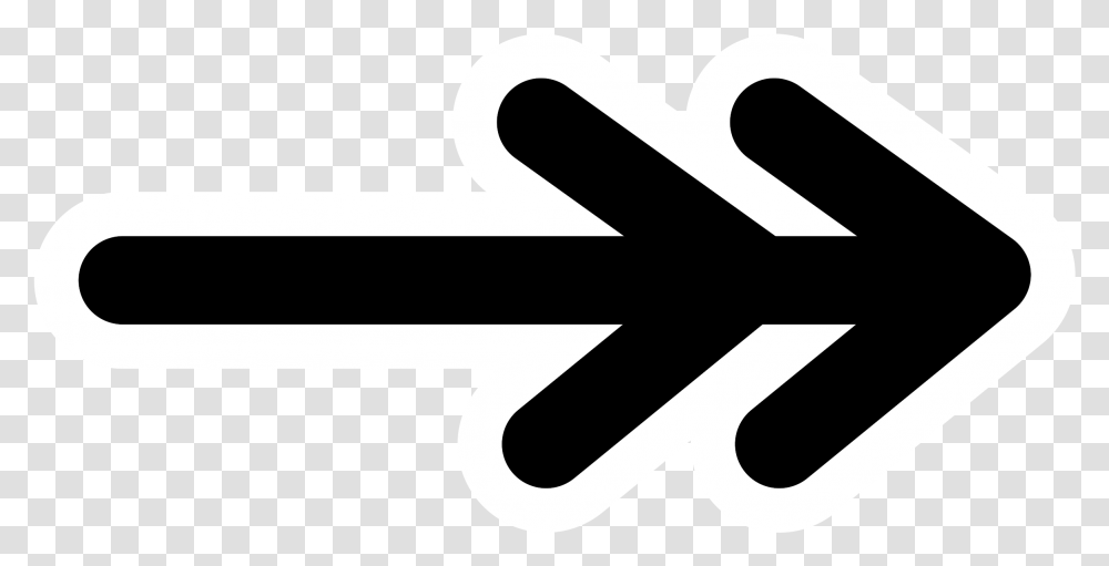 Arrow End Clipart Double Arrow Line Clipart, Hammer, Tool, Axe, Symbol Transparent Png
