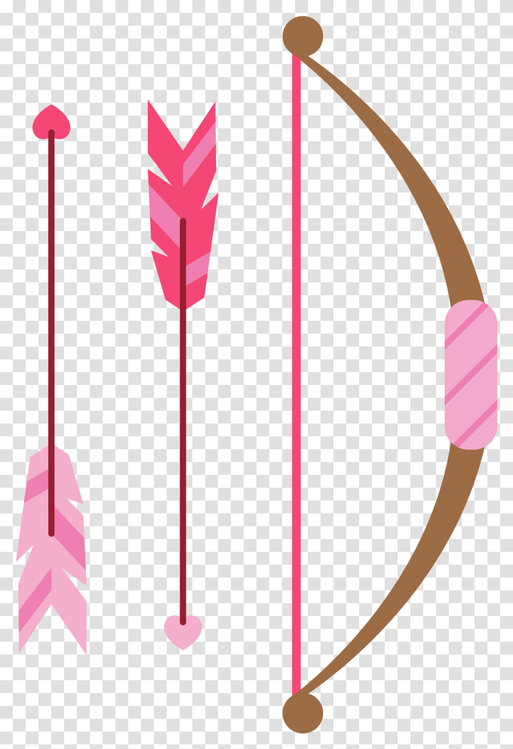 Arrow Feather Clip Art Arrow Feather Clipart Pink Feather Arrow, Symbol, Bow Transparent Png