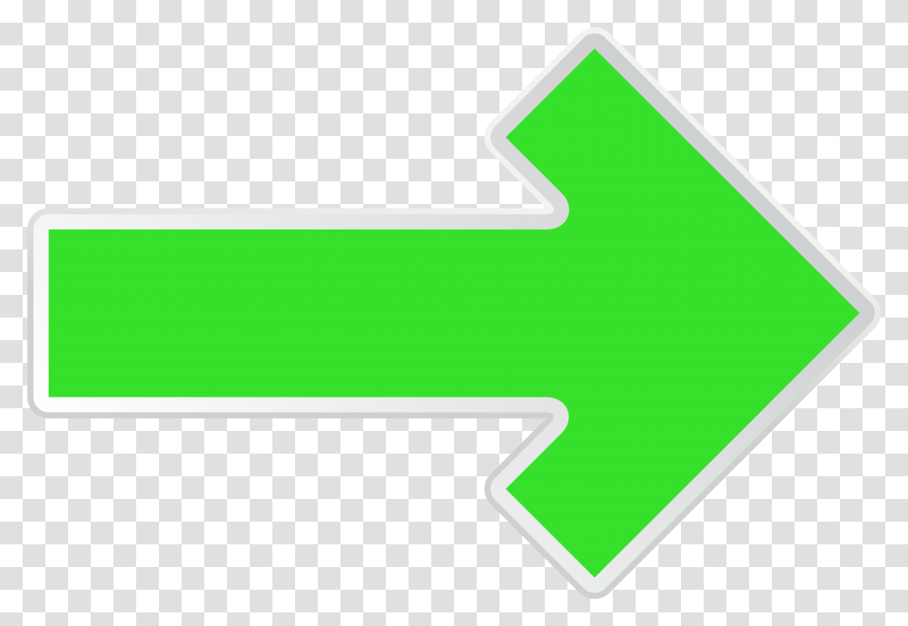 Arrow Green Green Arrow Right, Symbol, Logo, Trademark, Text Transparent Png