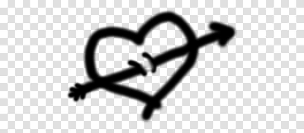 Arrow Heart And Image Heart With Arrow, Gray, World Of Warcraft Transparent Png