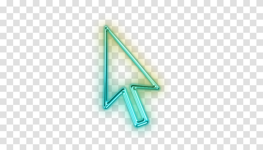 Arrow, Icon, Light, Neon, Triangle Transparent Png