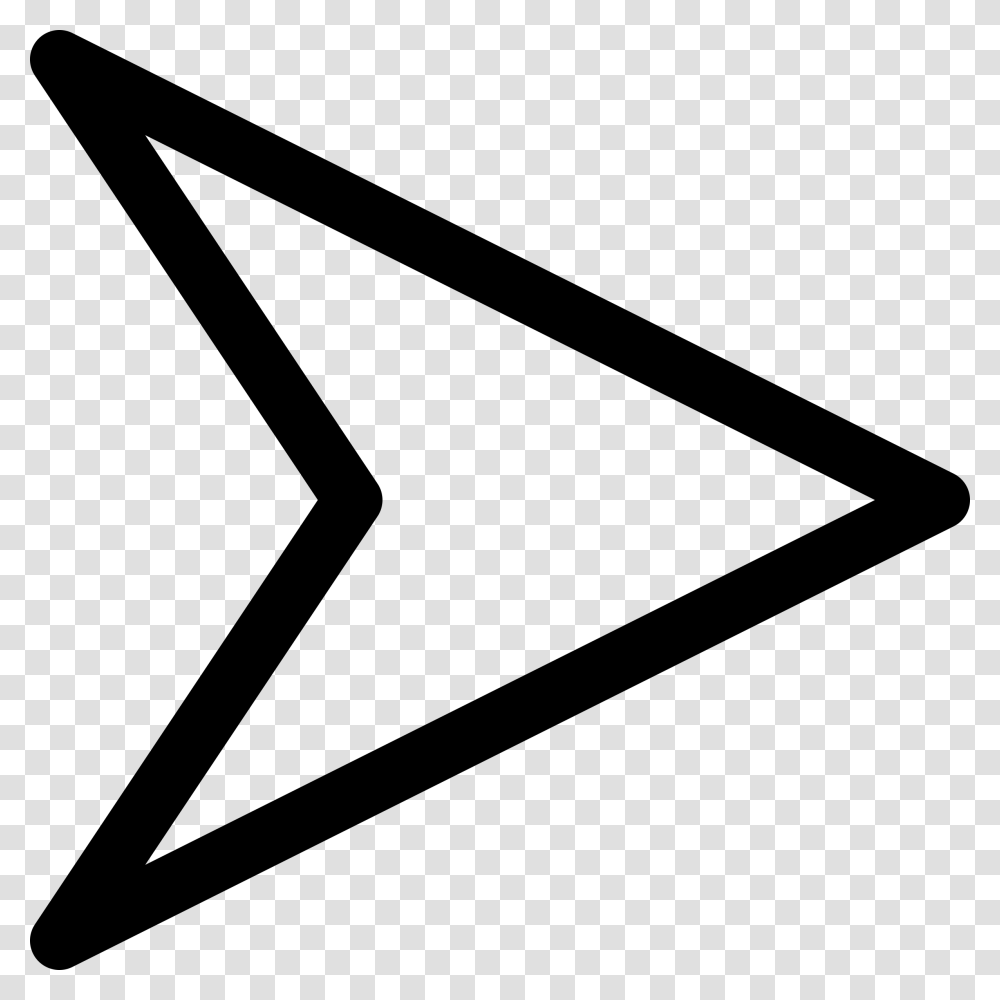Arrow, Icon, Triangle, Baton, Stick Transparent Png