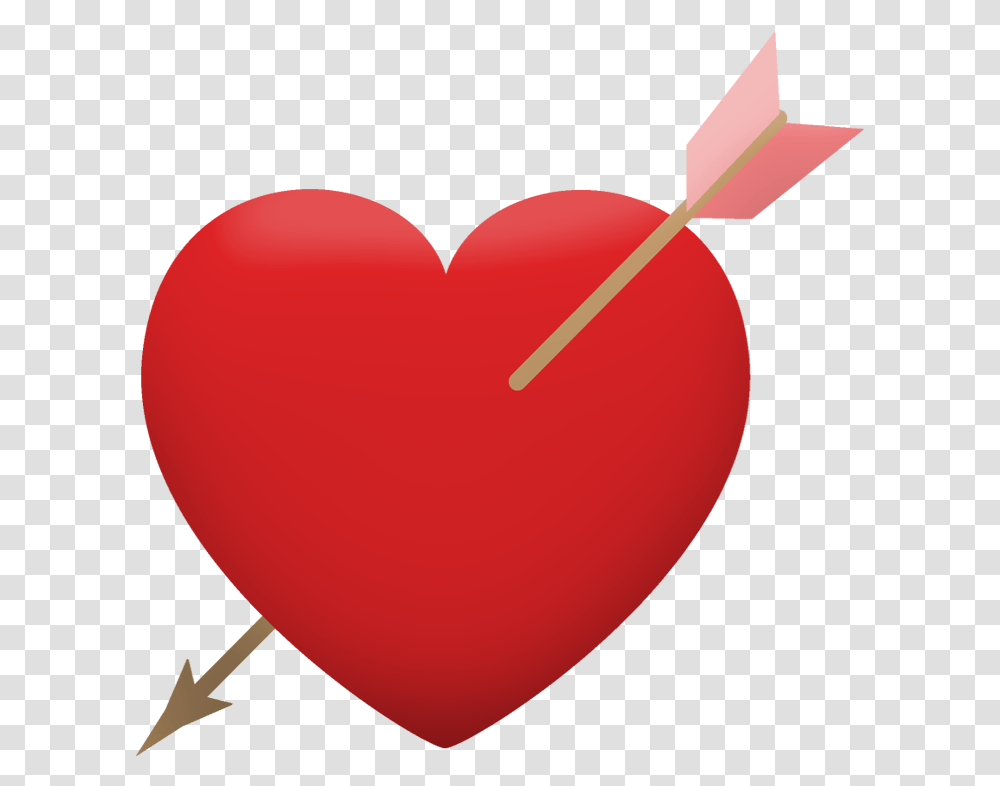 Arrow In Heart Heart With Arrow, Balloon Transparent Png