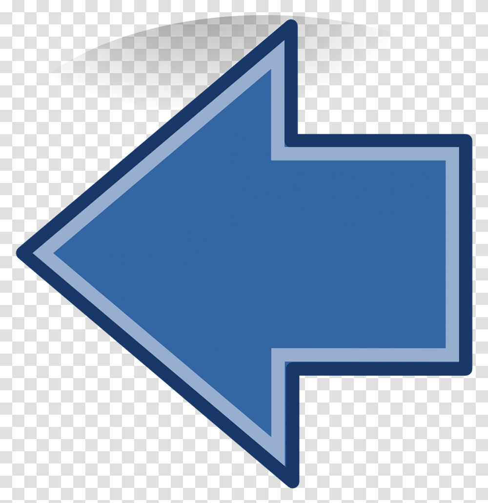 Arrow Left Blue Icon Button Image Flecha Izquierda Azul, Symbol, Mailbox, Letterbox, Logo Transparent Png