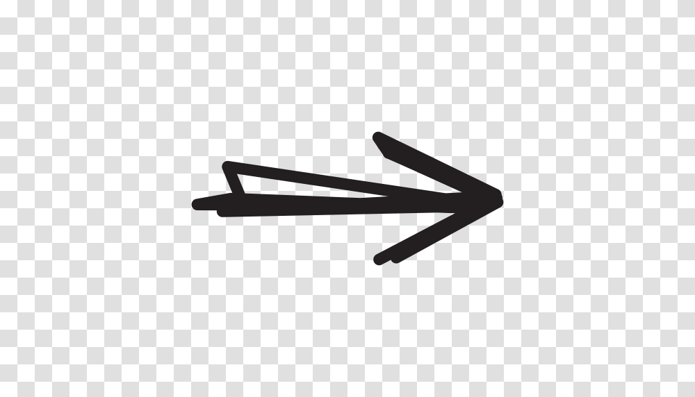 Arrow Left Pencil Small Icon, Airplane, Aircraft, Vehicle Transparent Png