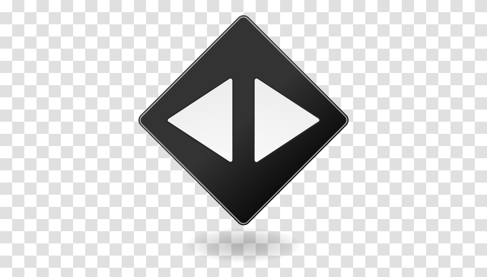 Arrow Logo Switch Tape Icon Sign, Symbol, Triangle, Label, Text Transparent Png