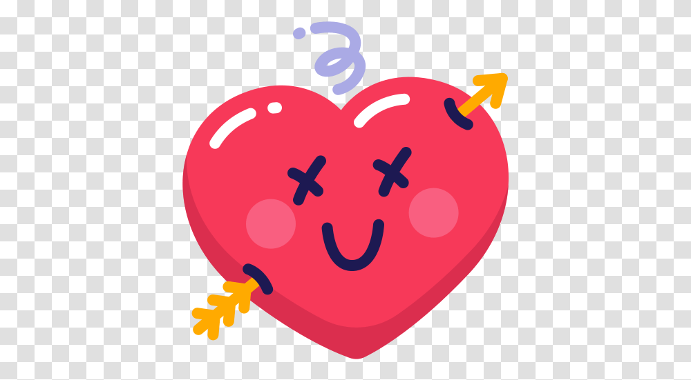 Arrow Love Emoji Emo Free Icon Of Mr Smiley, Heart, Balloon Transparent Png
