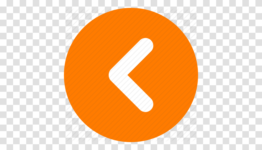Arrow Move Left Orange Orange Arrow Slider Arrow Icon, Number, Logo Transparent Png