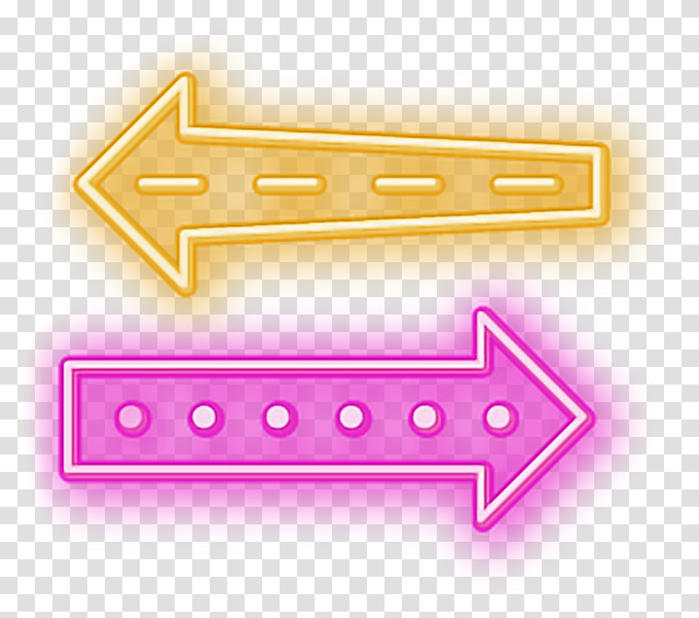 Arrow Neon Arrowneon Pinkyellow Pinkneon Yellowneon Colorfulness, Pencil Box, Mailbox, Letterbox Transparent Png
