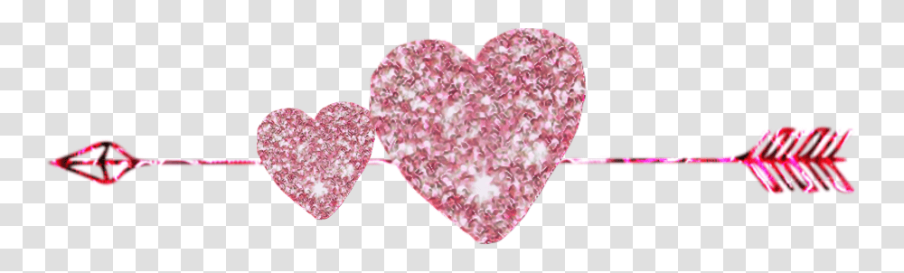 Arrow Pink Remake Heart Heart, Sweets, Food, Petal, Flower Transparent Png
