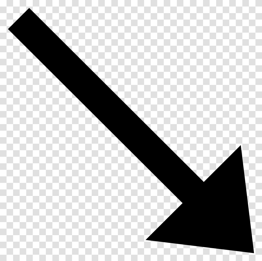 Arrow Pointing Diagonally Down, Gray, World Of Warcraft Transparent Png