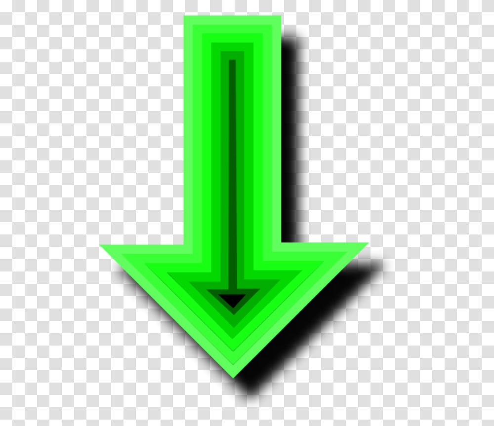 Arrow Pointing Down Green Down Arrow Emoji, Weapon, Weaponry, Shovel Transparent Png