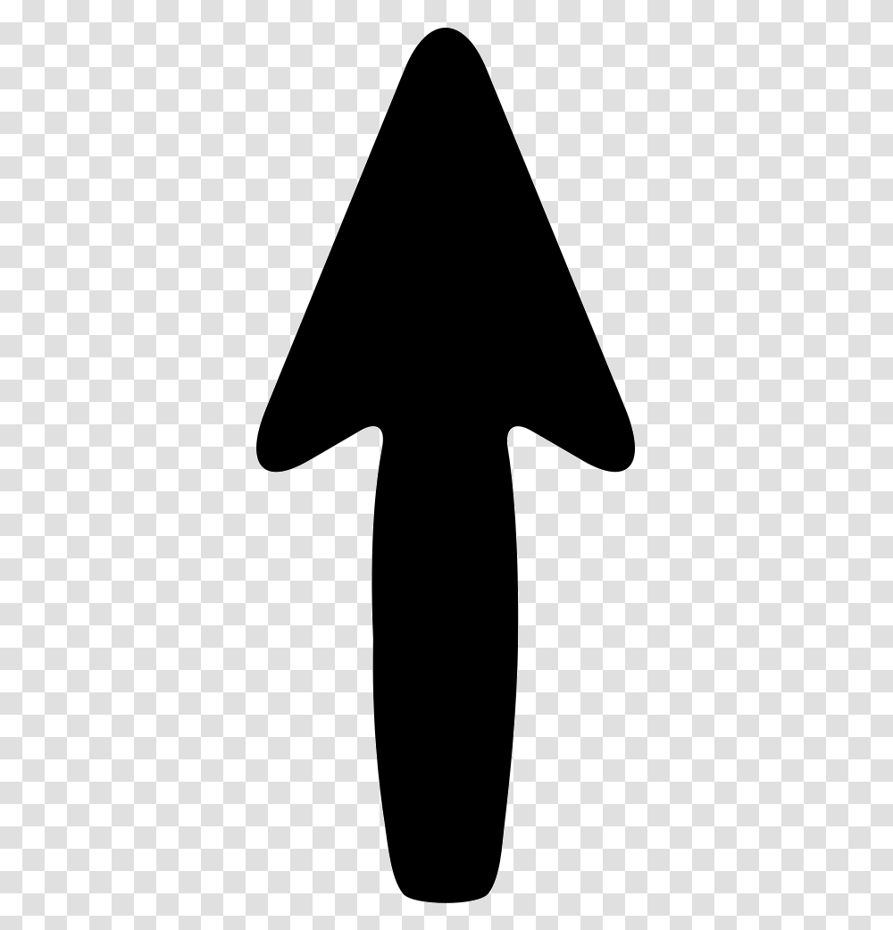 Arrow Pointing North, Silhouette, Stencil, Axe, Tool Transparent Png