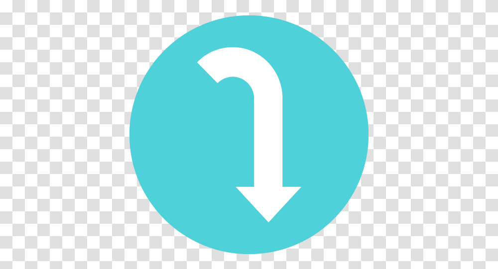 Arrow Pointing Rightwards Then Curving Downwards Id 2192 Scalable Vector Graphics, Number, Symbol, Text, Word Transparent Png