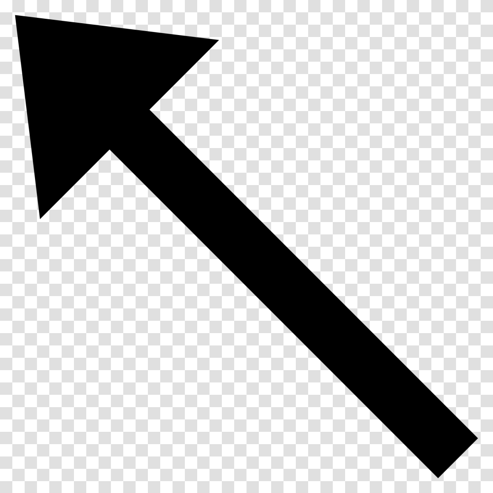 Arrow Pointing Up And To The Left, Gray, World Of Warcraft Transparent Png