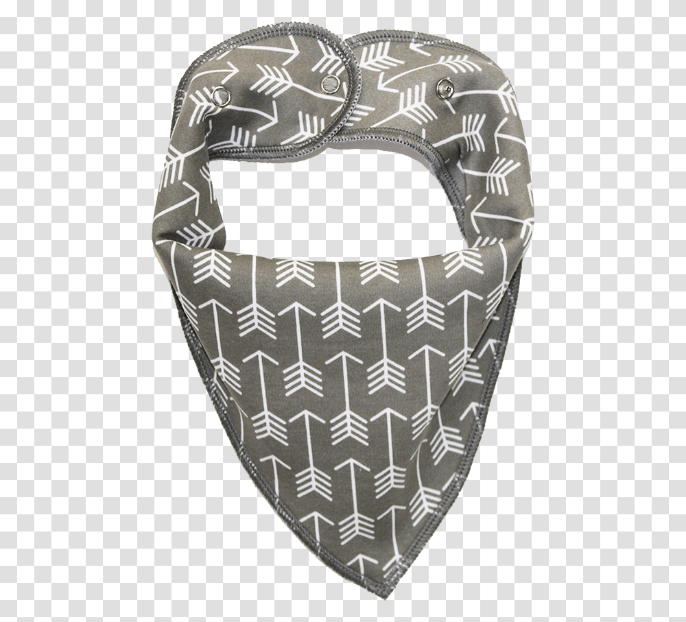 Arrow Print Grey Dog Bandana Mask, Apparel, Helmet, Headband Transparent Png