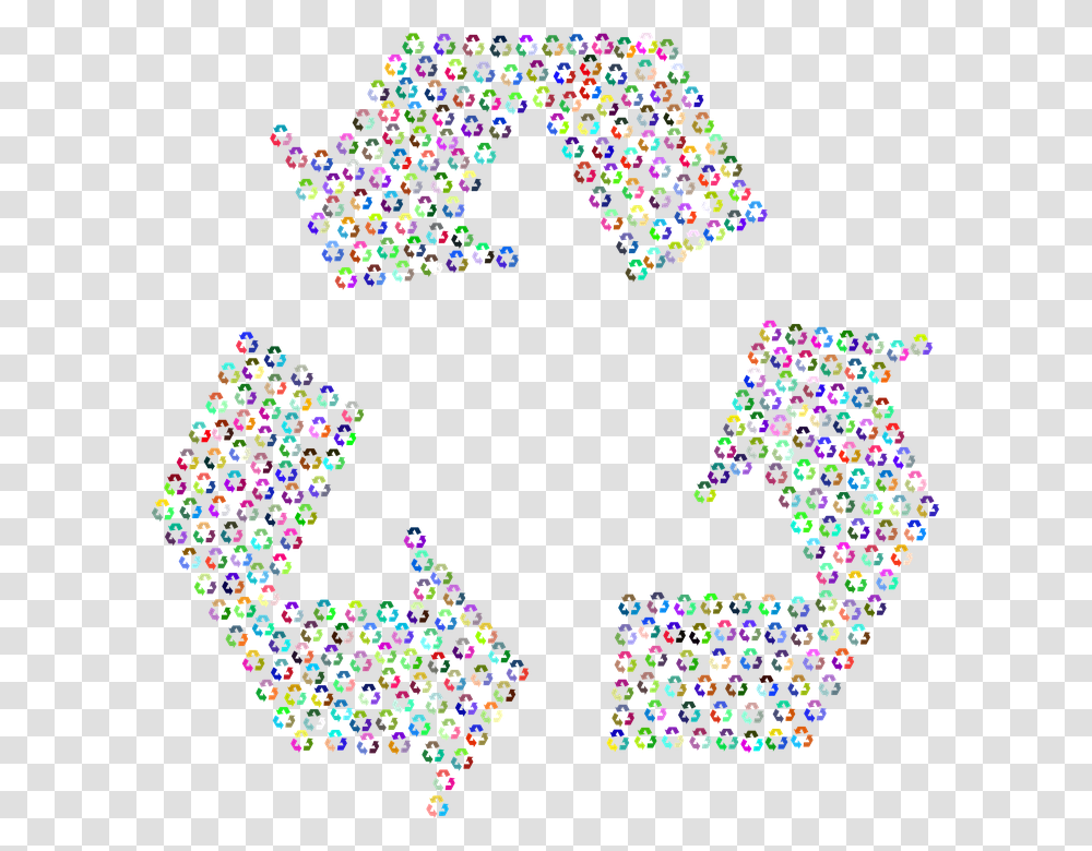 Arrow Recycling Direction Navigation Pointer Icons Free Fractal Vector Pngs, Number, Sprinkles Transparent Png