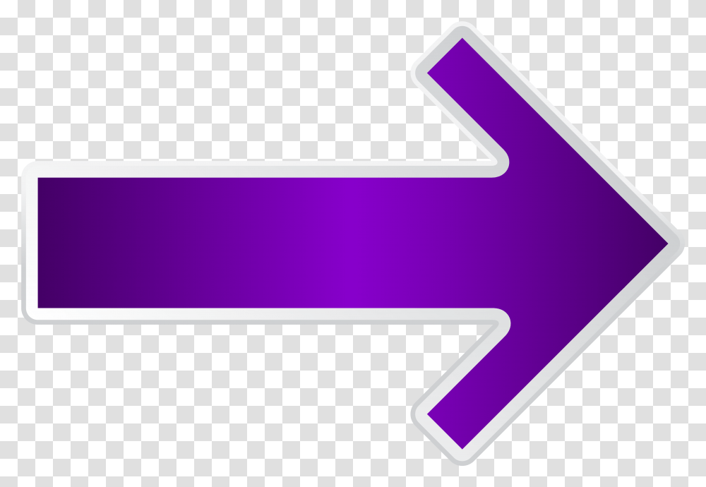 Arrow Right Clip Art Image Gallery Purple Arrow, Symbol, Logo, Trademark, Emblem Transparent Png