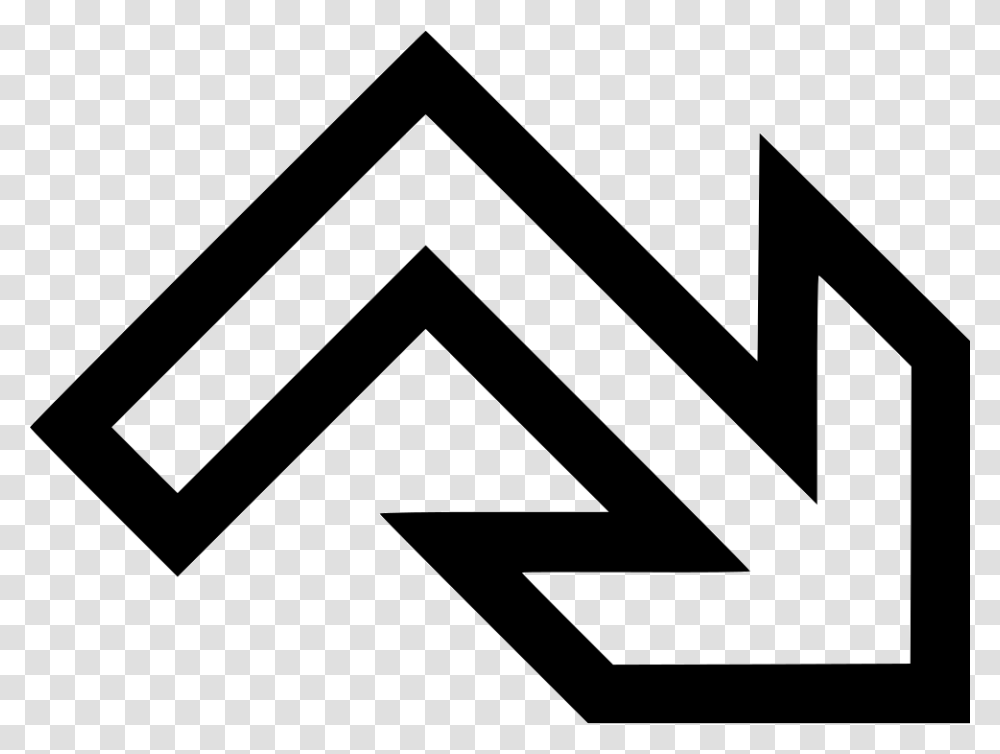 Arrow Rise And Fall, Triangle, Axe, Tool Transparent Png