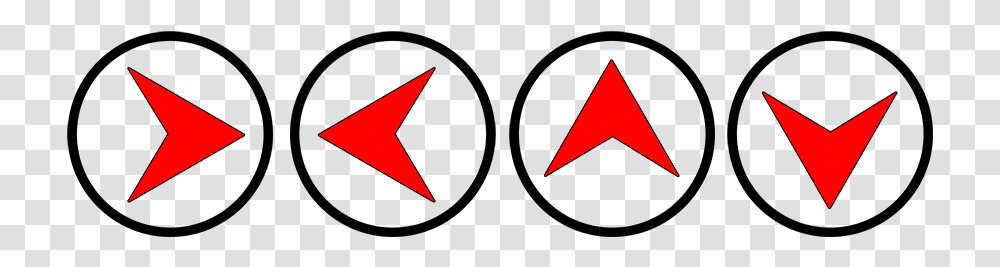 Arrow Signs In Circle Circle, Star Symbol, Triangle, Logo Transparent Png