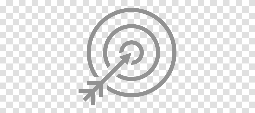 Arrow Target Icon Grey Target Icon, Spiral, Coil Transparent Png